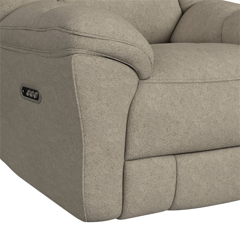 Picket House Furnishings Roy P3 Recliner zero gravity memory foam in Bama Toast