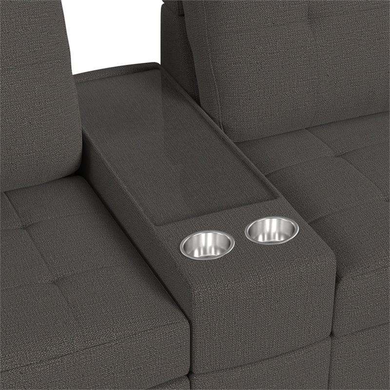 Harleigh 7PC Living Room Set in Palmer Plus Ash