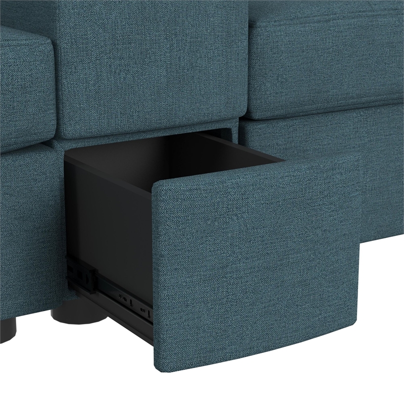 Harleigh 7PC Living Room Set in Palmer Plus Teal