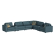 Harleigh 9PC Living Room Set in Palmer Plus Teal