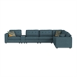 Harleigh 9PC Living Room Set in Palmer Plus Teal