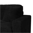 Mesa 6PC Sectional Set with LHF Chaise in Steno Black