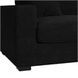Mesa 4PC Sectional Set with RHF Chaise in Steno Black