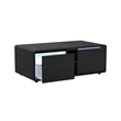 Nebula 3PC Smart Occasional Table Set in Black Smart Coffee and 2 SmartEndTables