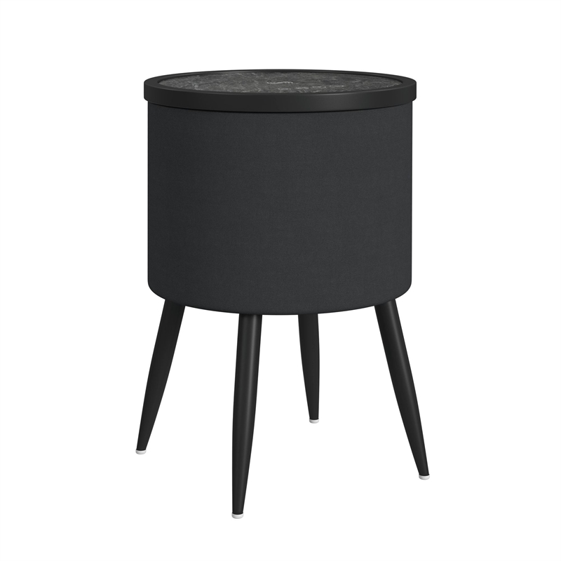 Nebula 3PC Smart Occasional Table Set in Black Smart Coffee and 2 SmartEndTables