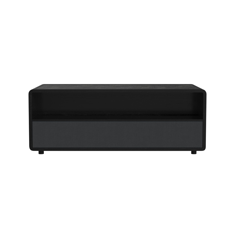 Nebula 3PC Smart Occasional Table Set in Black Smart Coffee 2 Smart End Tables