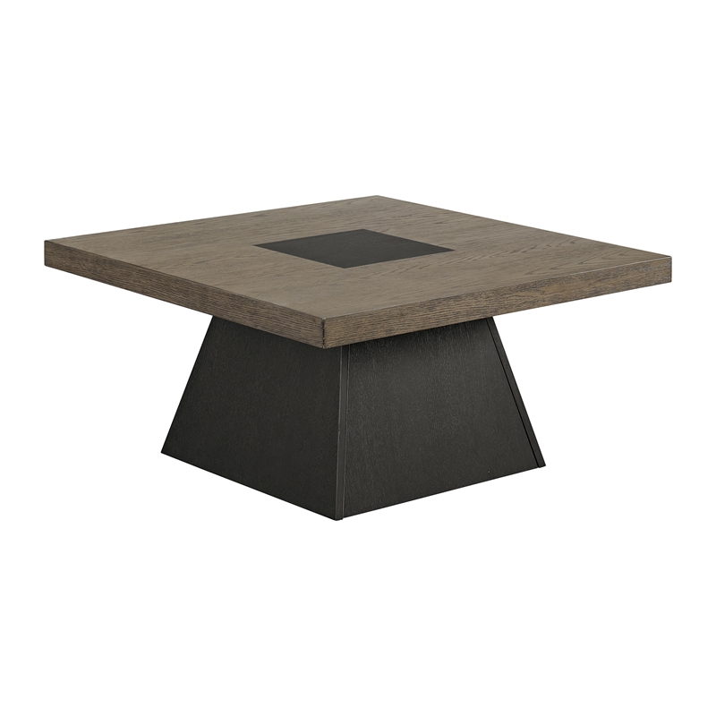 Rizzo 3PC Occasional Table Set in Grey and Dark Espresso Coffee Table 2End Table