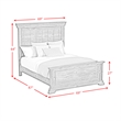 Hyde Queen Panel 5PC Bedroom Set in Charcoal