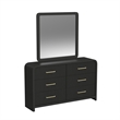 Woodridge  King Storage 5PC Bedroom Set in Black with Grain