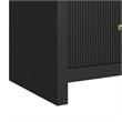 Woodridge  Queen Storage 5PC Bedroom Set in Black with Grain