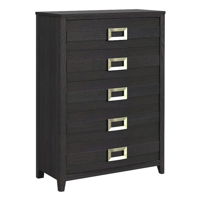 Picket House Furnishings Chett 5-Drawer Chest in Black