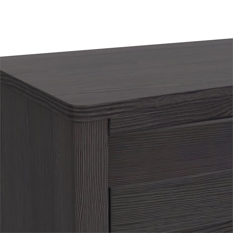 Chett King 3PC Bedroom Set with LED in Black