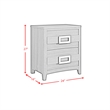 Chett King 3PC Bedroom Set with LED in Black