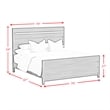 Chett King 5PC Bedroom Set with LED in Black