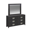 Chett King 5PC Bedroom Set with LED in Black