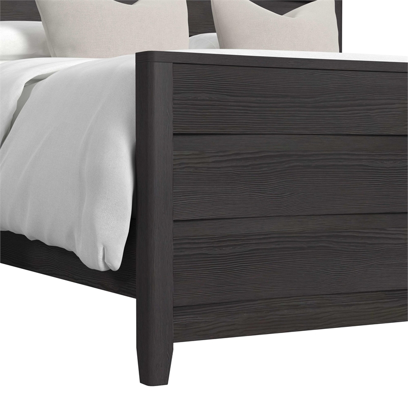 Chett Queen 3PC Bedroom Set with LED in Black