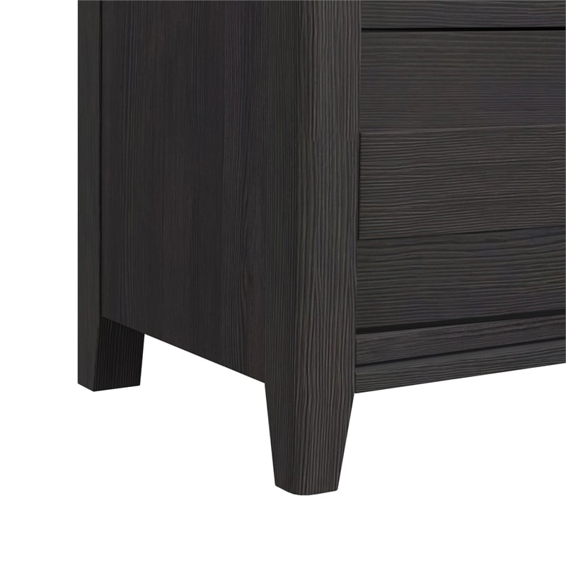 Chett Twin 3PC Bedroom Set with LED in Black