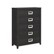 Chett Twin 3PC Bedroom Set with LED in Black