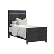 Chett Twin 3PC Bedroom Set with LED in Black