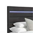 Chett Twin 3PC Bedroom Set with LED in Black