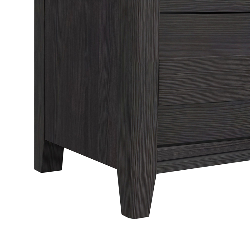 Chett Twin 5PC Bedroom Set with LED in Black