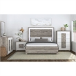 Vega Full 3PC Bedroom Set with LED in Dual Tone