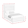 Vega Full 3PC Bedroom Set with LED in Dual Tone