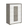 Vega King 3PC Bedroom Set with LED in Dual Tone