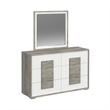 Vega Twin 5PC Bedroom Set with LED in Dual Tone