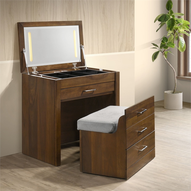 Zuma Dressing Table in Walnut