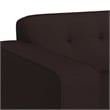 Picket House Furnishings Fate Chair with Wood Front in Pebble Brown