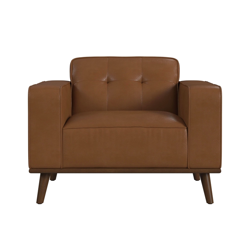 Picket House Furnishings Fate Chair with Wood Front in Pebble Tan