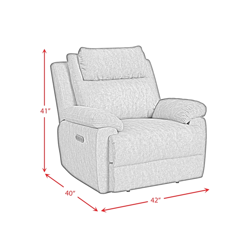 Guston P2 Recliner zero gravity memory foam in Explore Charcoal