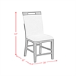 Pinnacle 5PC Counter Height Dining Set in Charcoal Table and Four Chairs