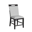 Pinnacle 7PC Counter Height Dining Set in Charcoal Table and Six Chairs