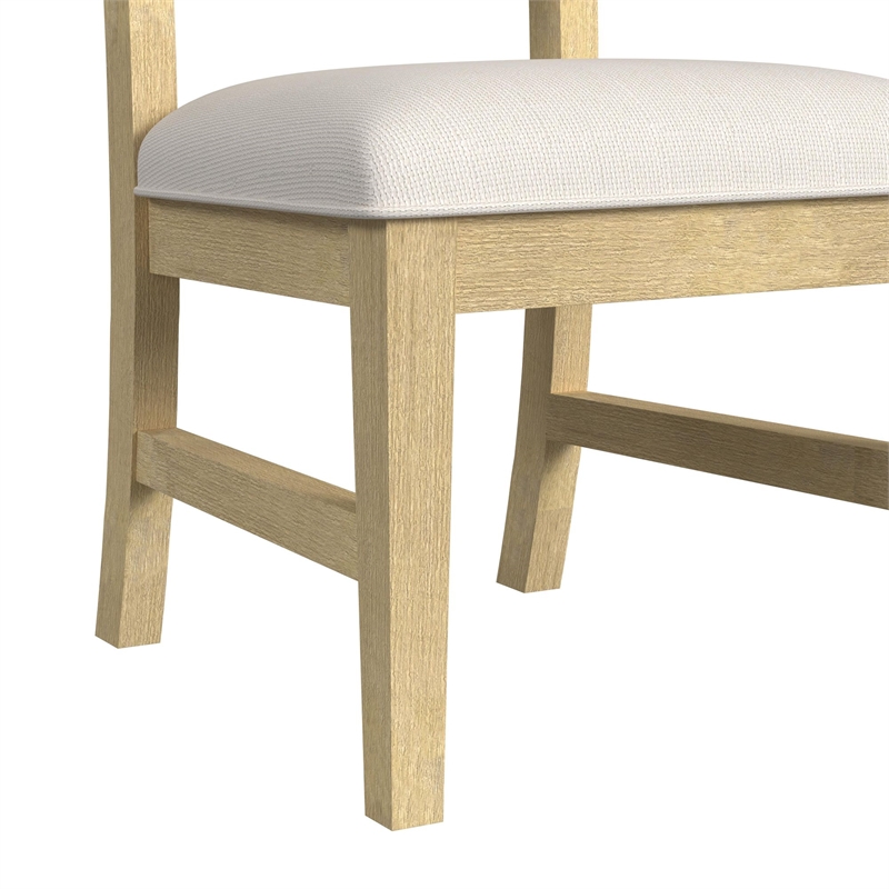 Woodridge 5PC Standard Height Dining Set in Natural Table and Four Chairs