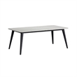Megan 5PC Standard Height Dining Set in Black Table and Four Chairs