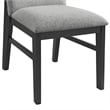 Canal 5PC Standard Height Dining Set in Black Rectangular Table and Four Chairs