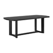 Canal 5PC Standard Height Dining Set in Black Rectangular Table and Four Chairs