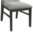 Canal 7PC Standard Height Dining Set in Black Rectangular Table and Six Chairs