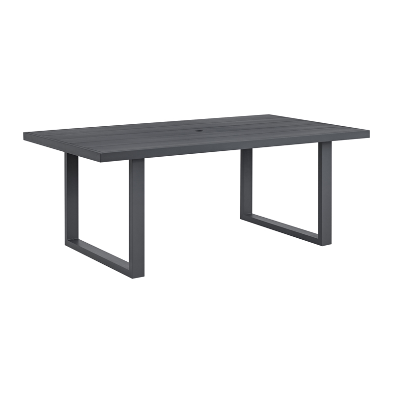 Fresca 5PC Standard Height Dining Set in Dark Grey Table and Four Chairs
