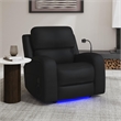 Epitome P3 Power Glider Recliner W Heat Massage W wireless charger in AlineBlack