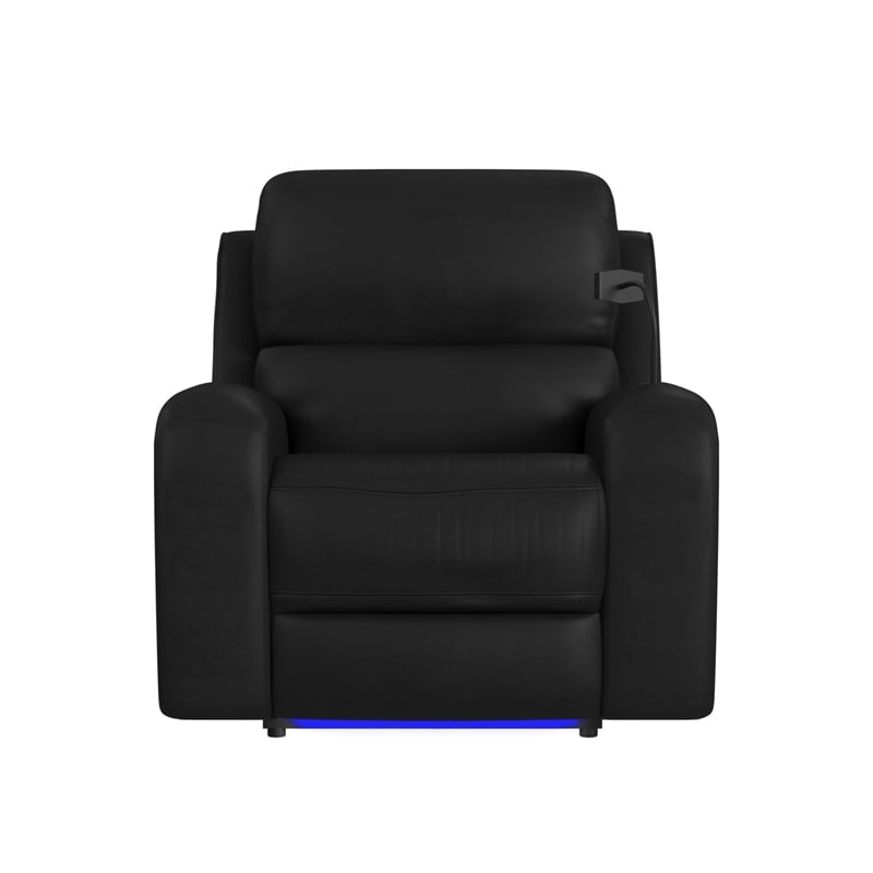 Epitome P3 Power Glider Recliner W Heat Massage W wireless charger in AlineBlack