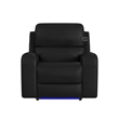 Epitome P3 Power Glider Recliner W Heat Massage W wireless charger in AlineBlack