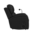 Epitome P3 Power Glider Recliner W Heat Massage W wireless charger in AlineBlack