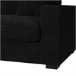 Mesa 3PC Sectional Set with LHF Chaise in Steno Black