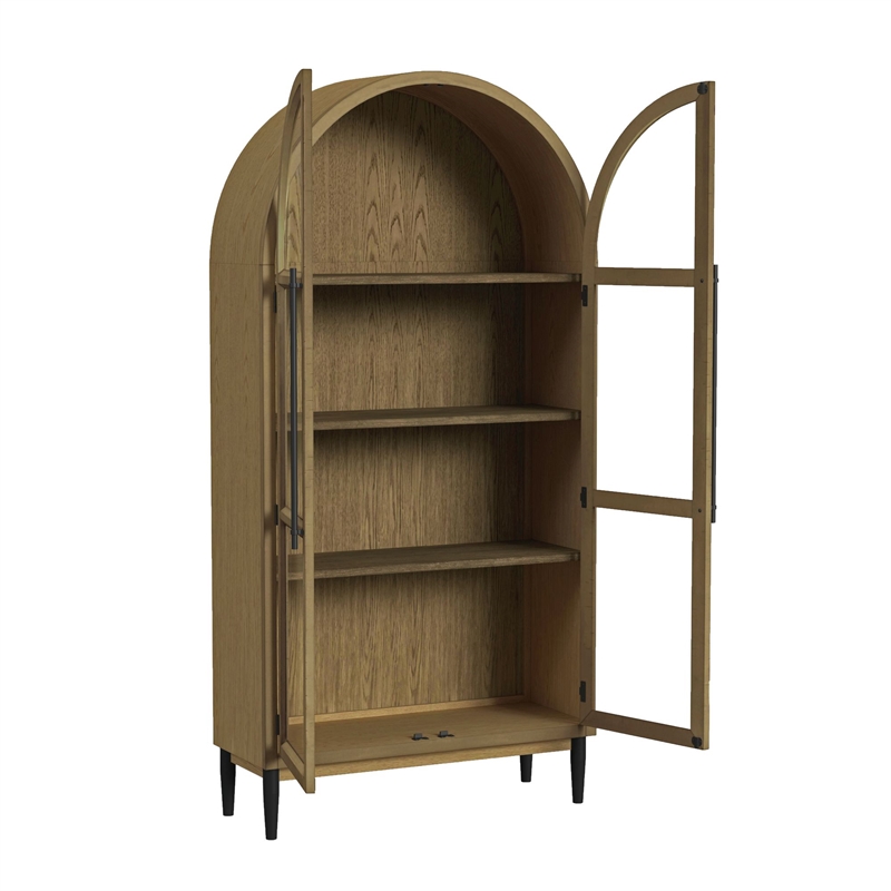 Picket House Furnishings Homer Bookcase in Weathered Oak