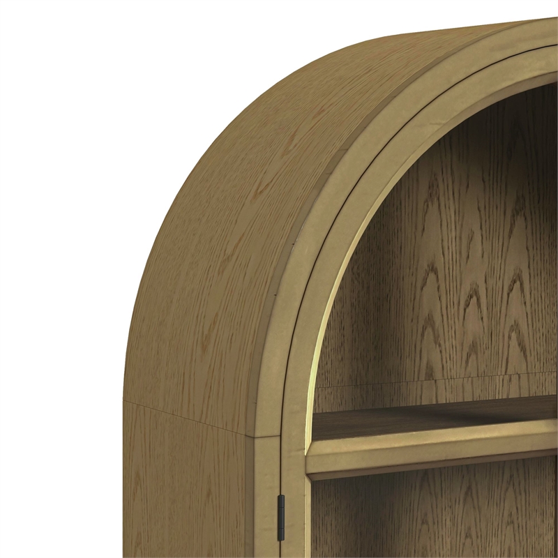 Picket House Furnishings Homer Bookcase in Weathered Oak