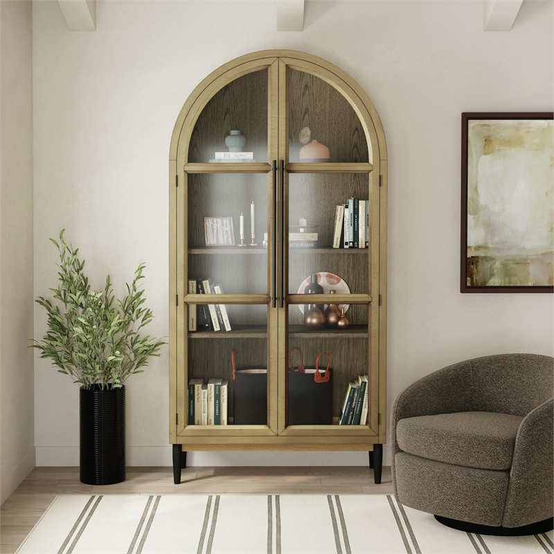 Picket House Furnishings Homer Bookcase in Weathered Oak