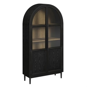 Picket House Furnishings Europa Bookcase in Flat Black